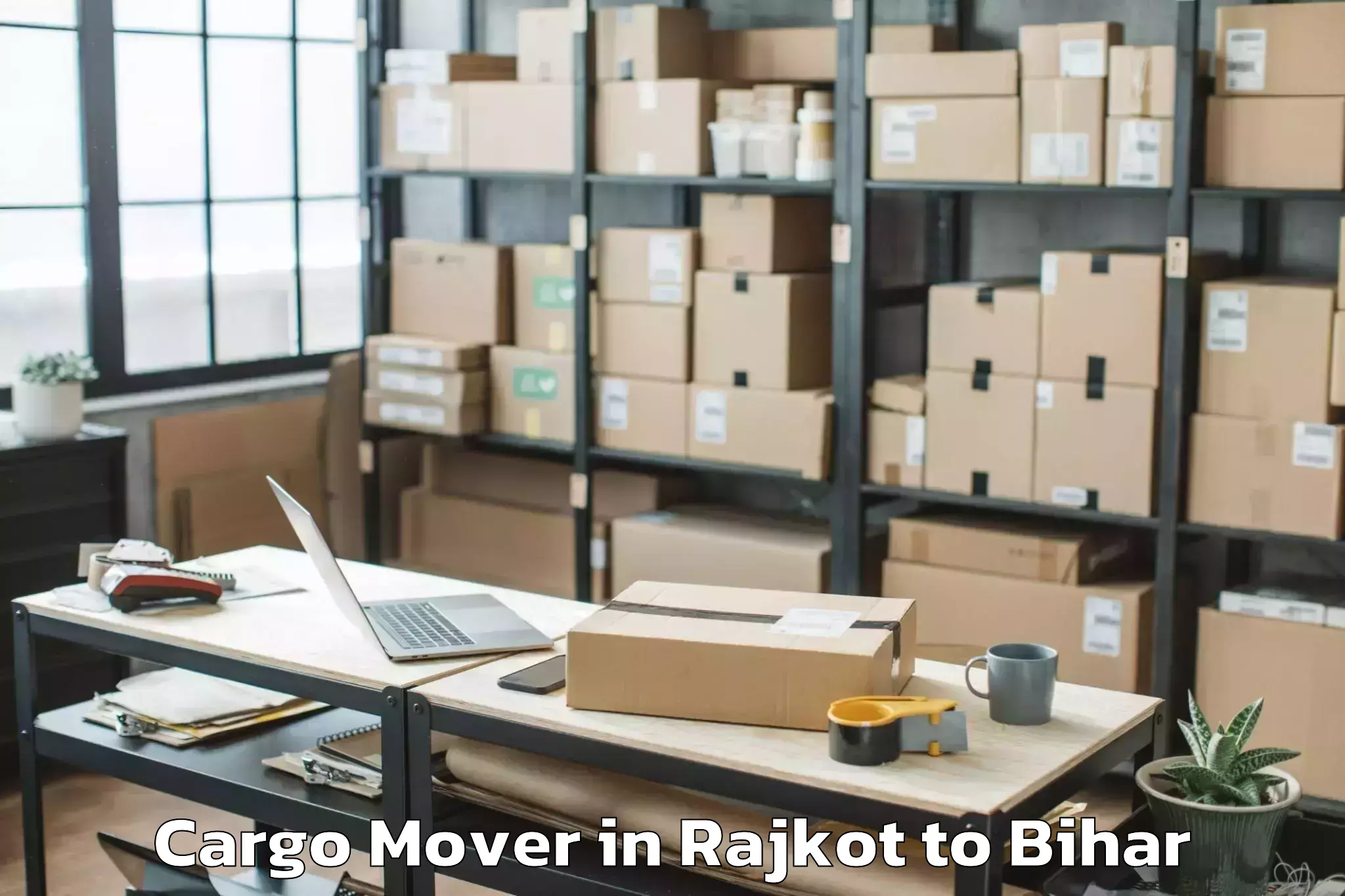 Book Rajkot to Alinagar Cargo Mover Online